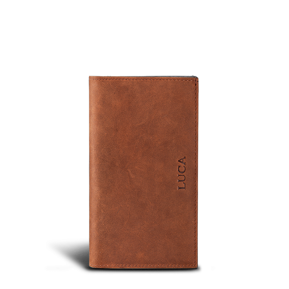 LUCA iPhone X / Xs Etui - Nubuk Antique Brown 2