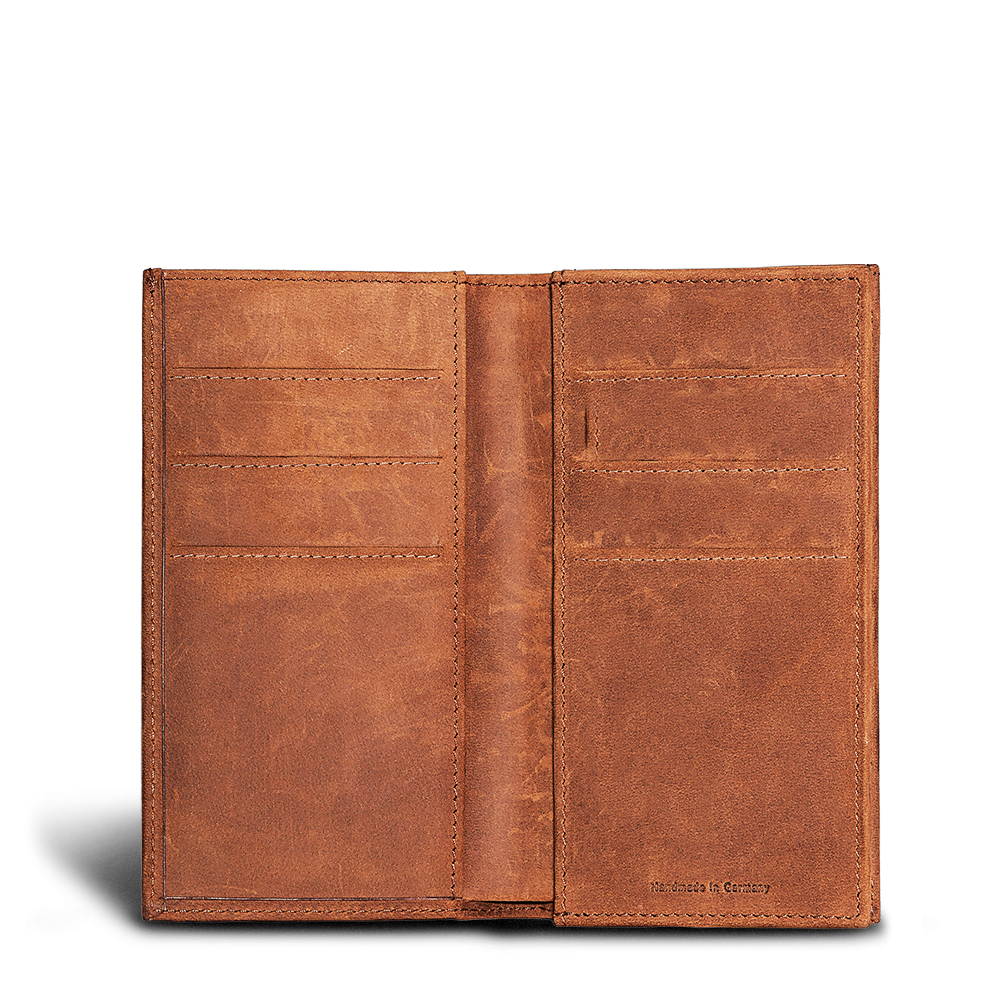 LUCA iPhone X / Xs Etui - Nubuk Antique Brown 4