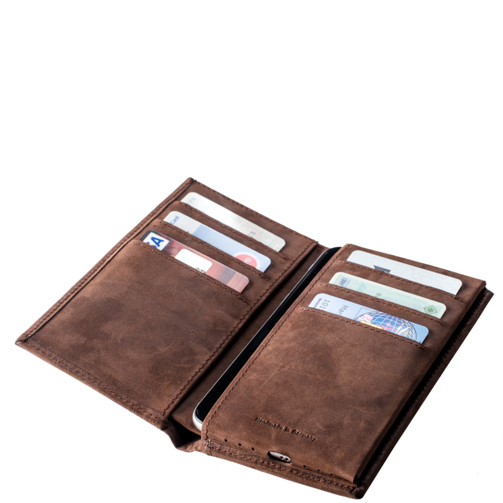 LUCA iPhone 8 Etui - Nubuk Vintage Choco 5