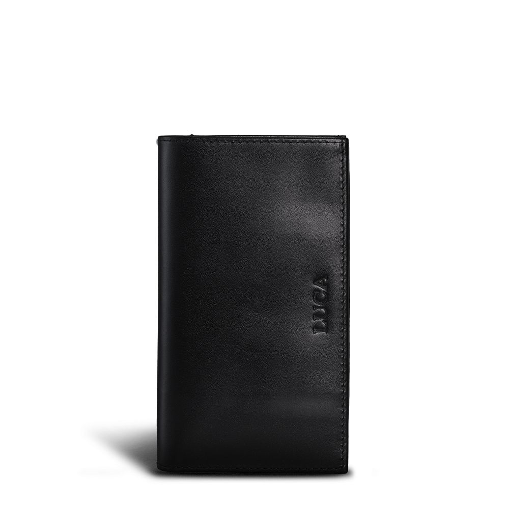 LUCA iPhone X/Xs Etui - Kalbleder schwarz 2