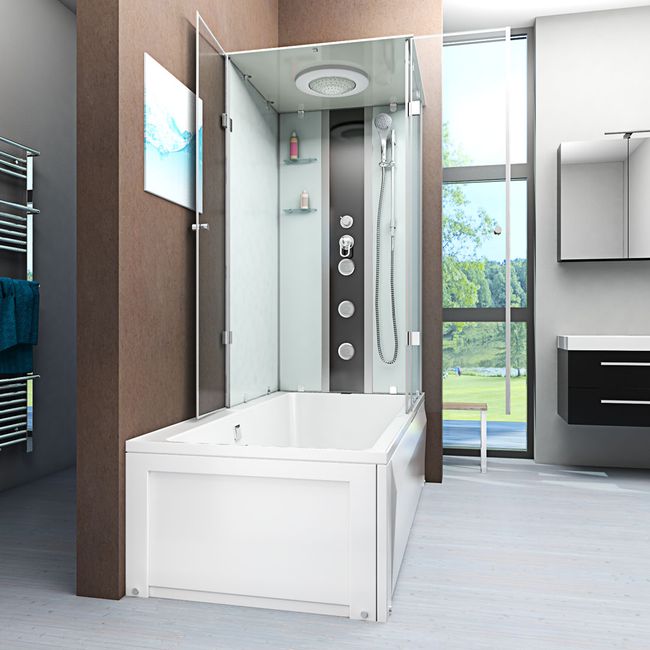 Dusche mit Wanne - Duschkombination | Trendbad24.de Dusche mit Wanne - Duschkombination | Trendbad24.de