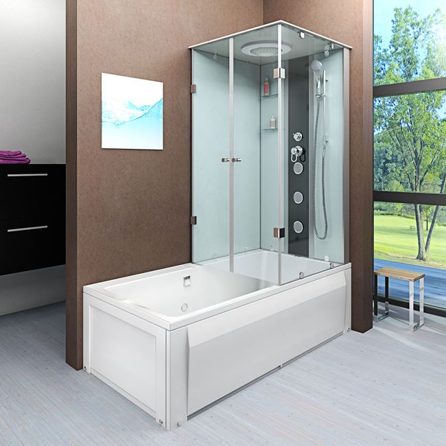 Dusche mit Wanne - Duschkombination | Trendbad24.de Dusche mit Wanne - Duschkombination | Trendbad24.de