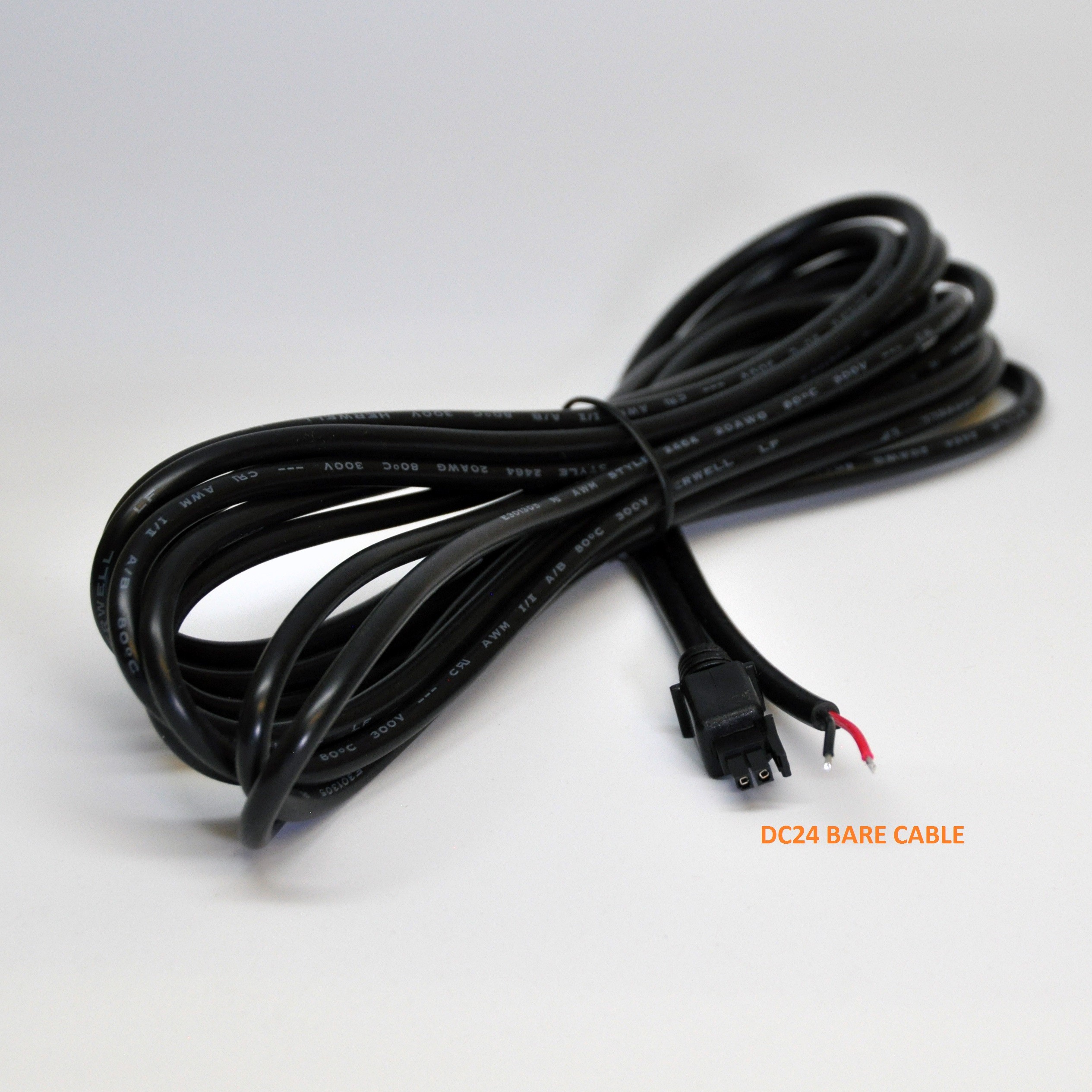 DC24 to Bare wire cable - 10ft (3m) | Aquadepot Europe