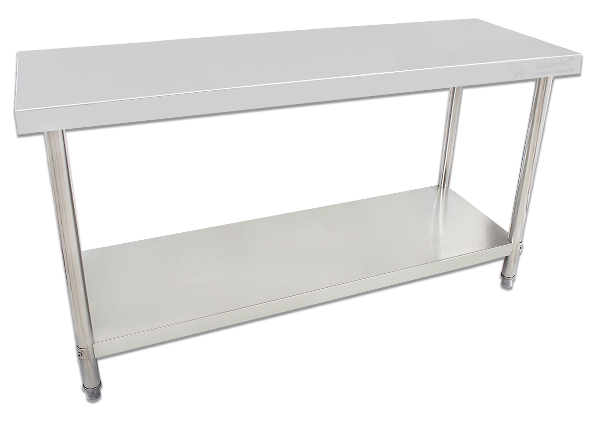 Beeketal Gastro Tisch Zerlegetisch Edelstahltisch Arbeitstisch