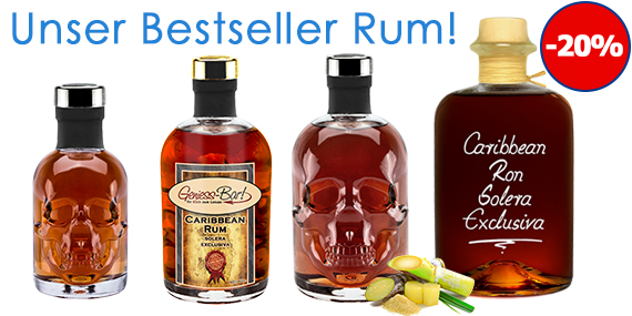 Karibischer Rum unser Caribbean Ron Topseller nicht nur für Fasching & Karneval 