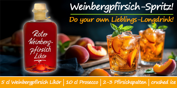 Fruchtige Liköre in Manufaktur Qualität für leckere Sommer Cocktails und Deinen Likör Spritz