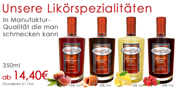 Fruchtig süffige Liköre zum Muttertag - Fruchtliköre & Sahneliköre als Muttertagsgeschenk