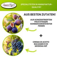 Feigen Balsam - Essig Spezialität 5% Säure balsamartig fruchtig & mild