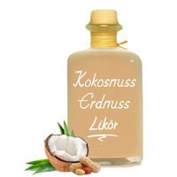 Kokosnuss Erdnuss Likör - Karibische Versuchung aus Kokos Erdnuss & Rum 16% Vol