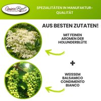 Holunderblüten Balsam Essig - Spezialität 5L mit herrlicher Holundernote 5% Säure vegan Holunder Blüten