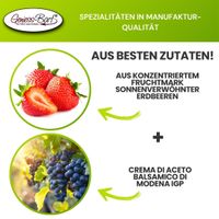 Balsamico Creme Erdbeere 5L Mit original Crema di Aceto Balsamico di Modena IGP  