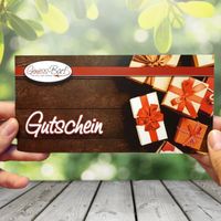 20 € Geschenkgutschein gedruckte Geschenkkarte per Post Geniess-Bar!