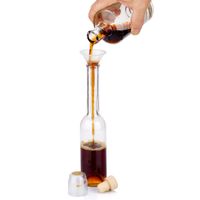 Flaschen Set 250ml hochwertige Glasflaschen leer mit Korken Schrumpfkapseln & 1 Trichter zum selbst Befüllen mit Gin Whisky Schnaps Likör Essig Öl günstige Flaschen Ginflaschen Whiskyflaschen 