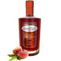 Roter Weinbergpfirsich Likör - saftig aromatisch & lecker! 18% Vol.