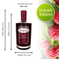 Himbeer Balsam Essig - Spezialität mit intensiver Himbeernote 5% Säure
