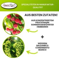 Himbeer Balsam Essig - Spezialität mit intensiver Himbeernote 5% Säure