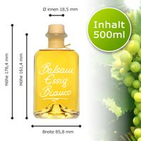 Weißer Balsam Essig Bianco - sehr mild & konzentriert 5% Säure