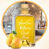 Grand Cru Williams Christ Birne sehr fruchtig & weich Edelspirituose Schnaps 40% Vol. Birnenschnaps Birnenspirituose