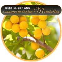 Grand Cru Fränkische Mirabelle sehr fruchtig & weich 40% Vol. Schnaps Obstler Spirituose Mirabellenschnaps