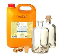 Albaöl 5 L das neue HC original Butter Öl cholesterin- u. laktosefrei inkl. 2 Flaschen & Ausgießer!