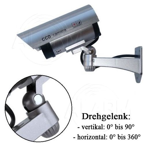 2 x Kameraattrappe CCD Grundig SCHWARZ # 07962