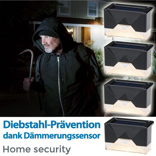 4 x GRUNDIG Solarlampe Licht-Sensor für den Außeneinsatz # 1211
