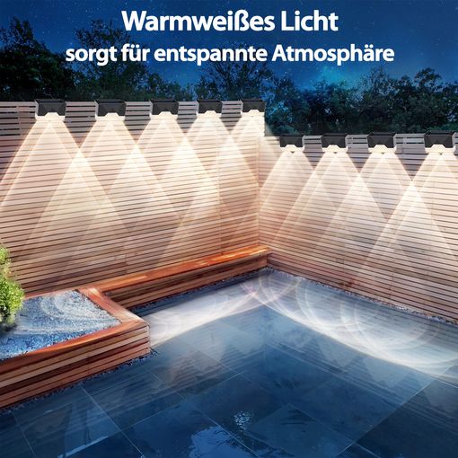 4 x GRUNDIG Solarlampe Licht-Sensor für den Außeneinsatz # 1211