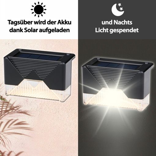 4 x GRUNDIG Solarlampe Licht-Sensor für den Außeneinsatz # 1211
