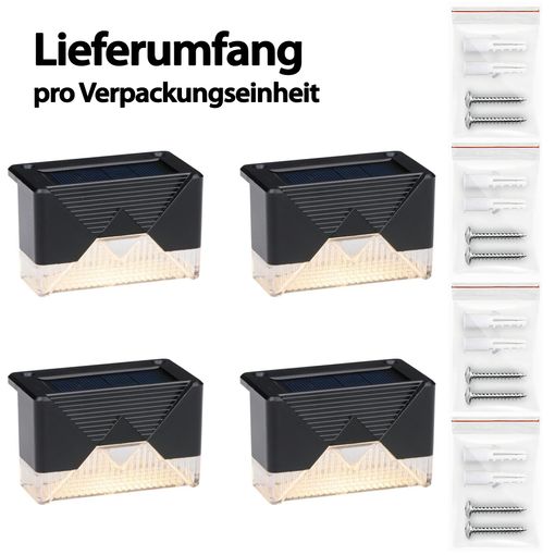 4 x GRUNDIG Solarlampe Licht-Sensor für den Außeneinsatz # 1211