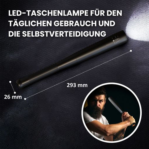 LED-Baseball-Taschenlampe Security # 7089