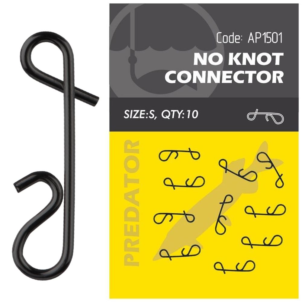 NO KNOT CONNECTOR Knotenlos Verbinder LifeORANGE Predator Raubfisch