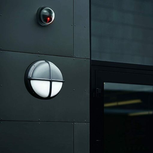 5 x Kameraattrappe Dome Black mit LED für Betriebssimulation OLYMPIA # 166