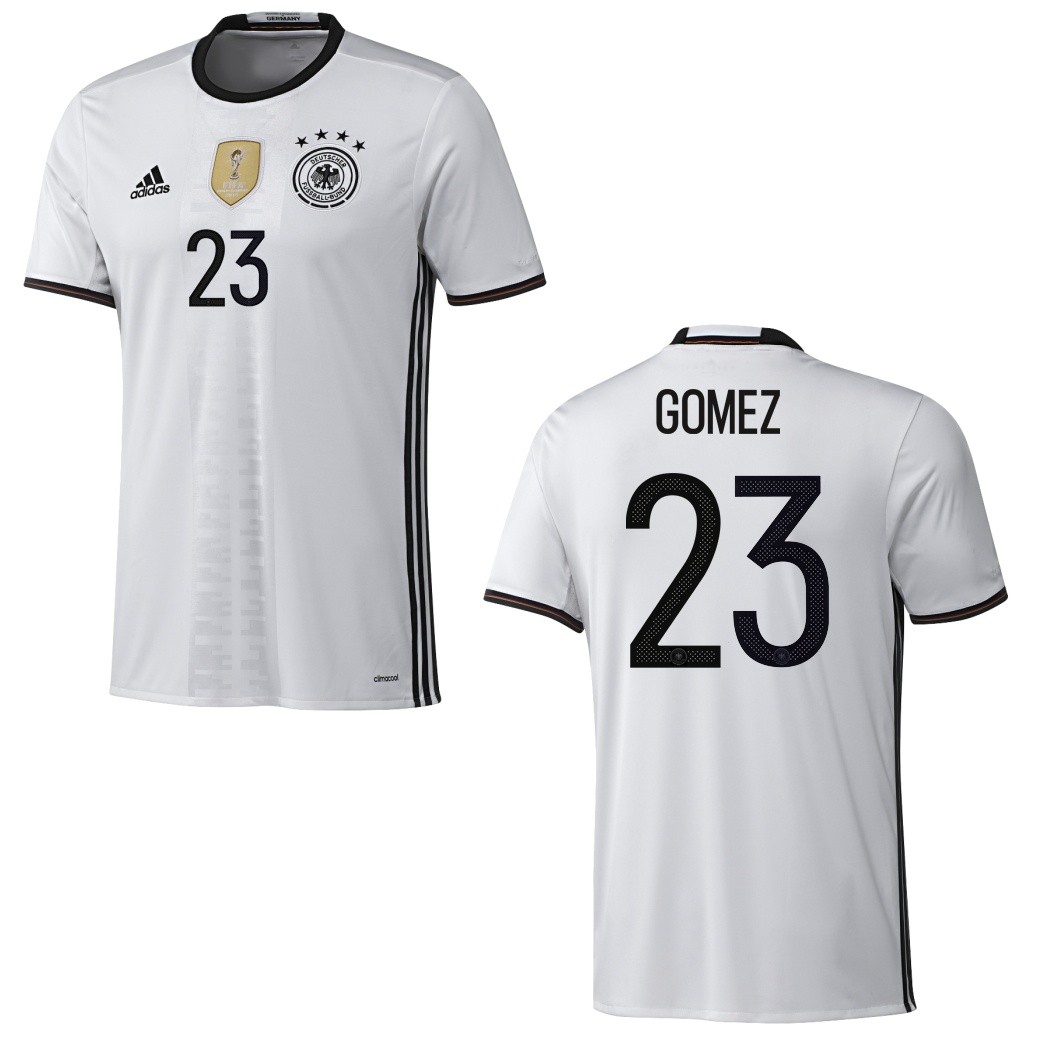 adidas DFB Home 4 Sterne Deutschland Heimtrikot beschriftet weiß EM 2016 Deutschland