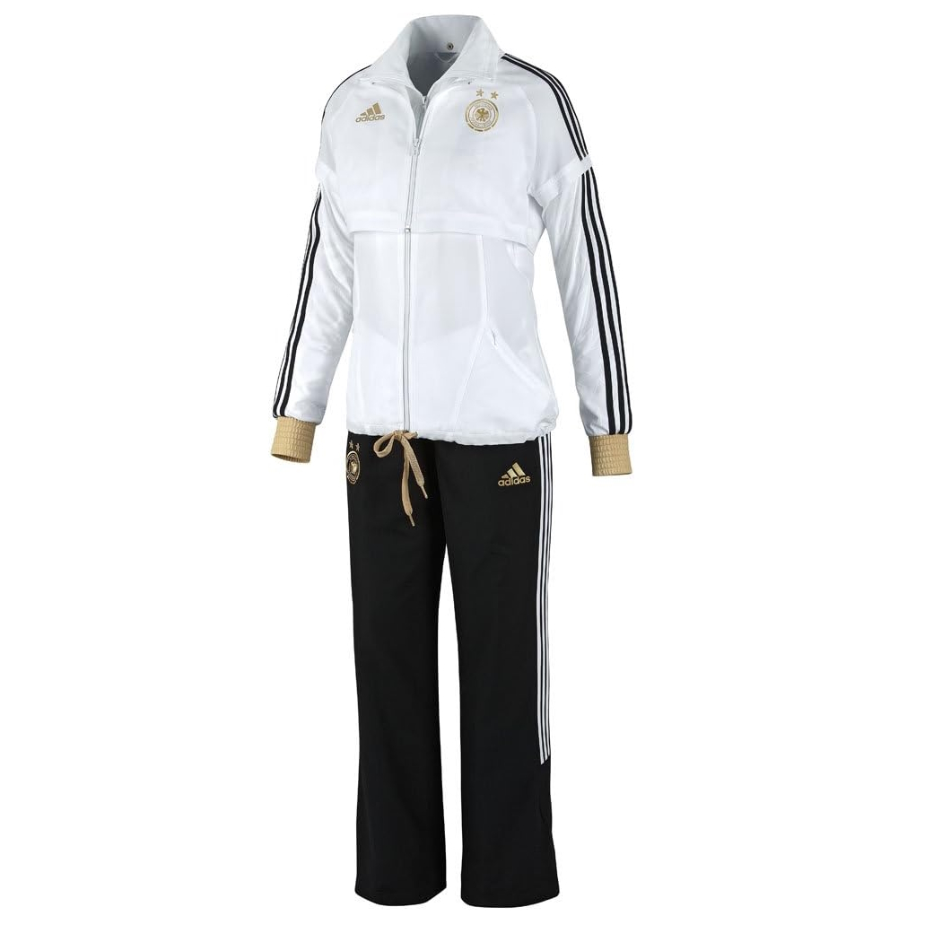 Adidas anzug schwarz gold damen on sale