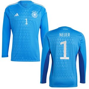 Paket] adidas DFB Deutschland Torwarttrikot WM 2022 Neuer blau