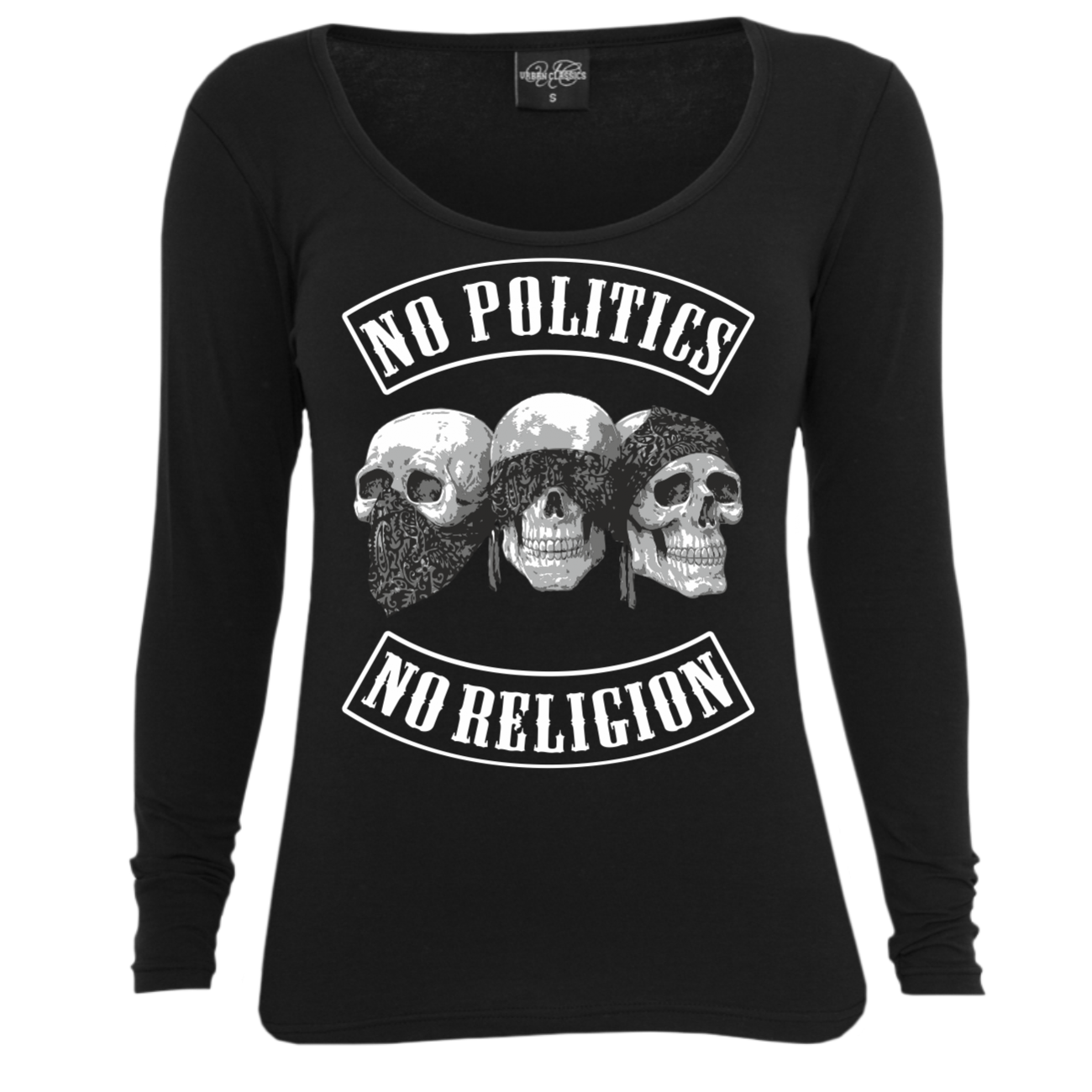 Spass Kostet Frauen Longsleeve No Politics No Religion