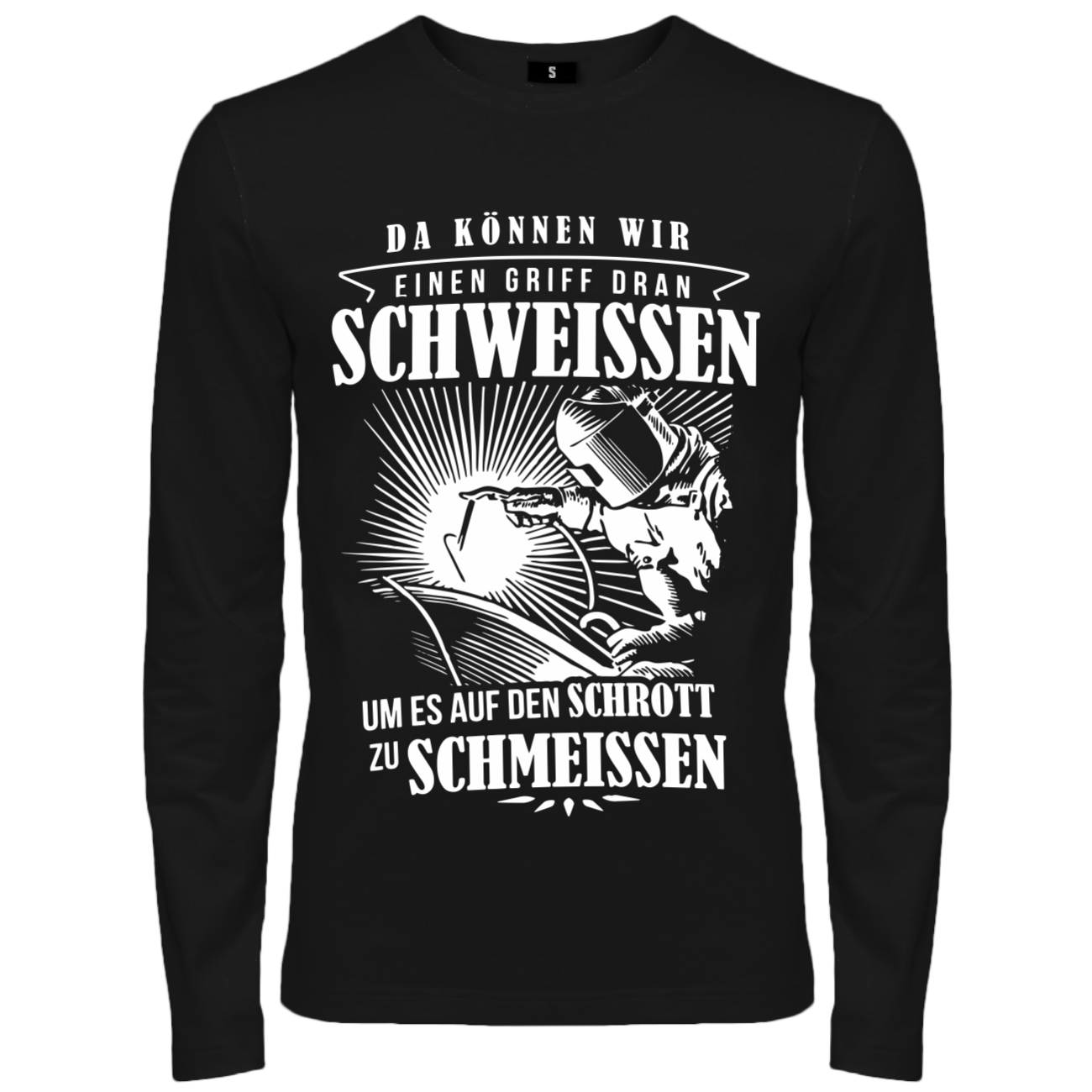 Spass Kostet Männer Longsleeve Schweiß nen Griff dran - SCHWEIßER