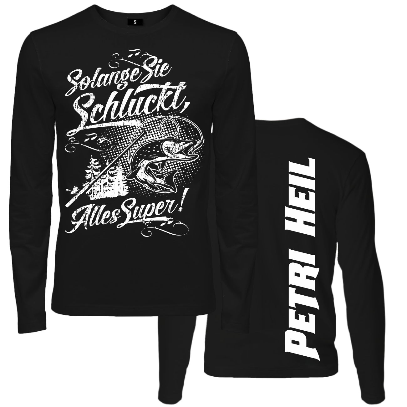 Spass Kostet Männer Longsleeve Solange Sie schluckt