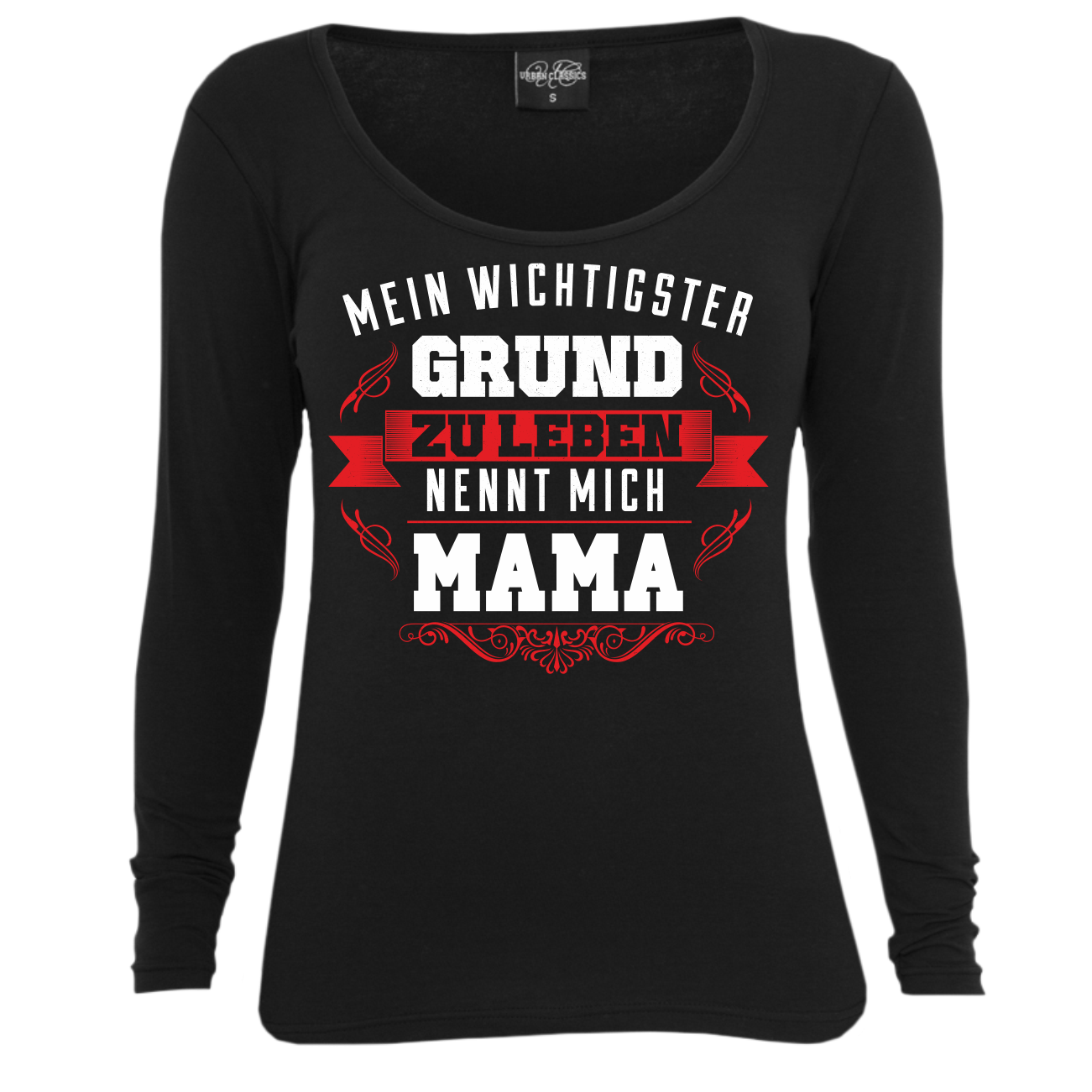 Spass Kostet Frauen Longsleeve Mein Grund zu leben nennt mich MAMA