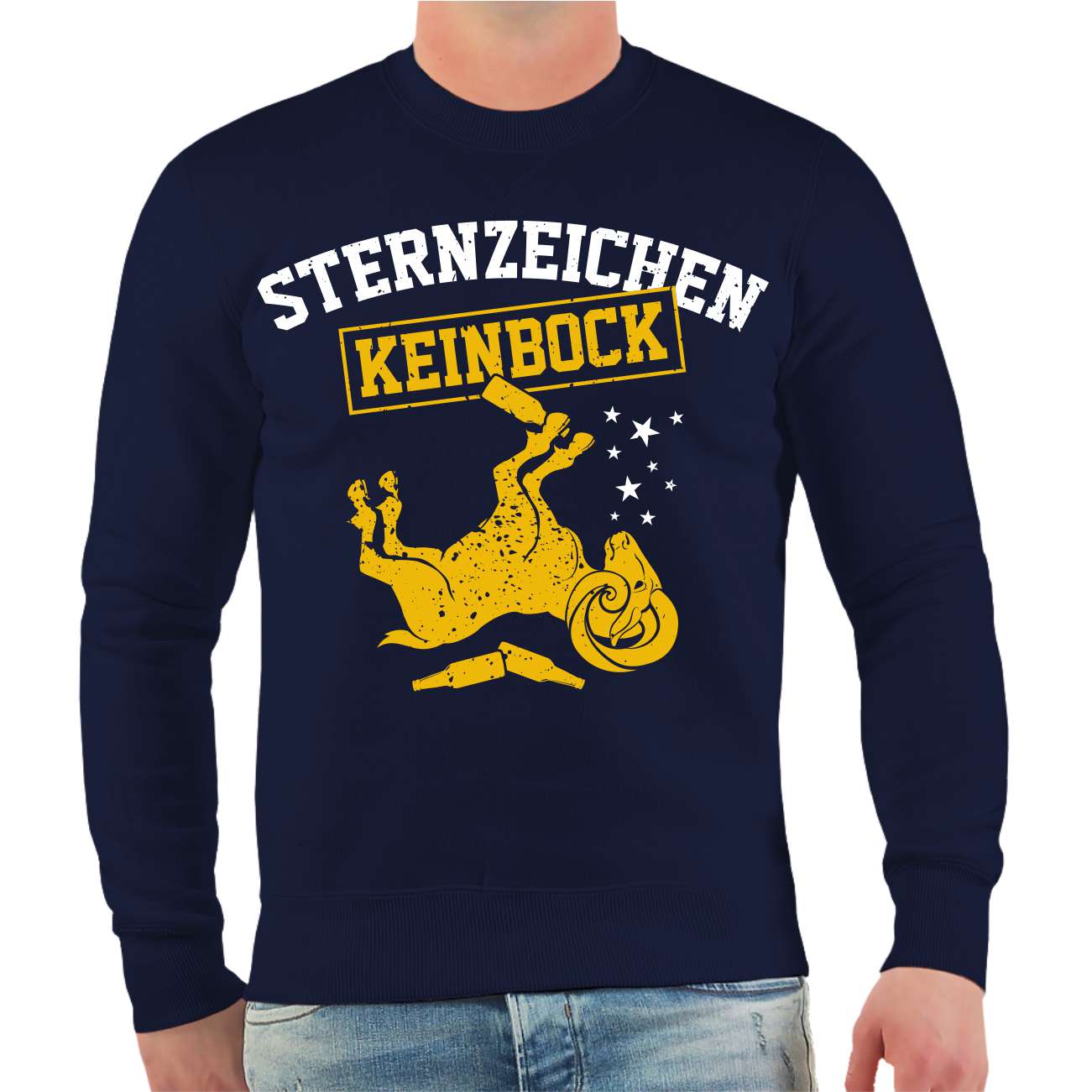 Spass Kostet Männer Sweatshirt Sternzeichen KEINBOCK