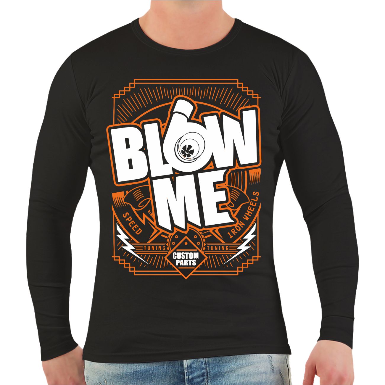 Spass Kostet Männer Longsleeve Blow Me