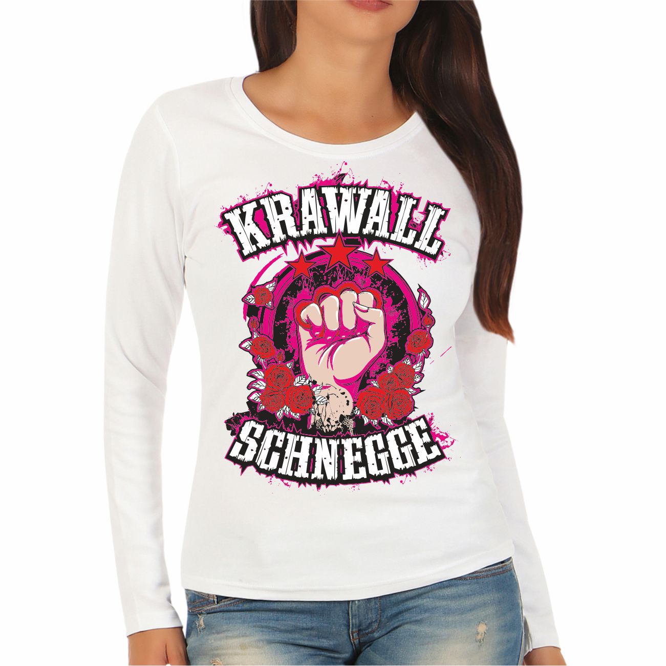 Spass Kostet Frauen Longsleeve Krawallschnegge