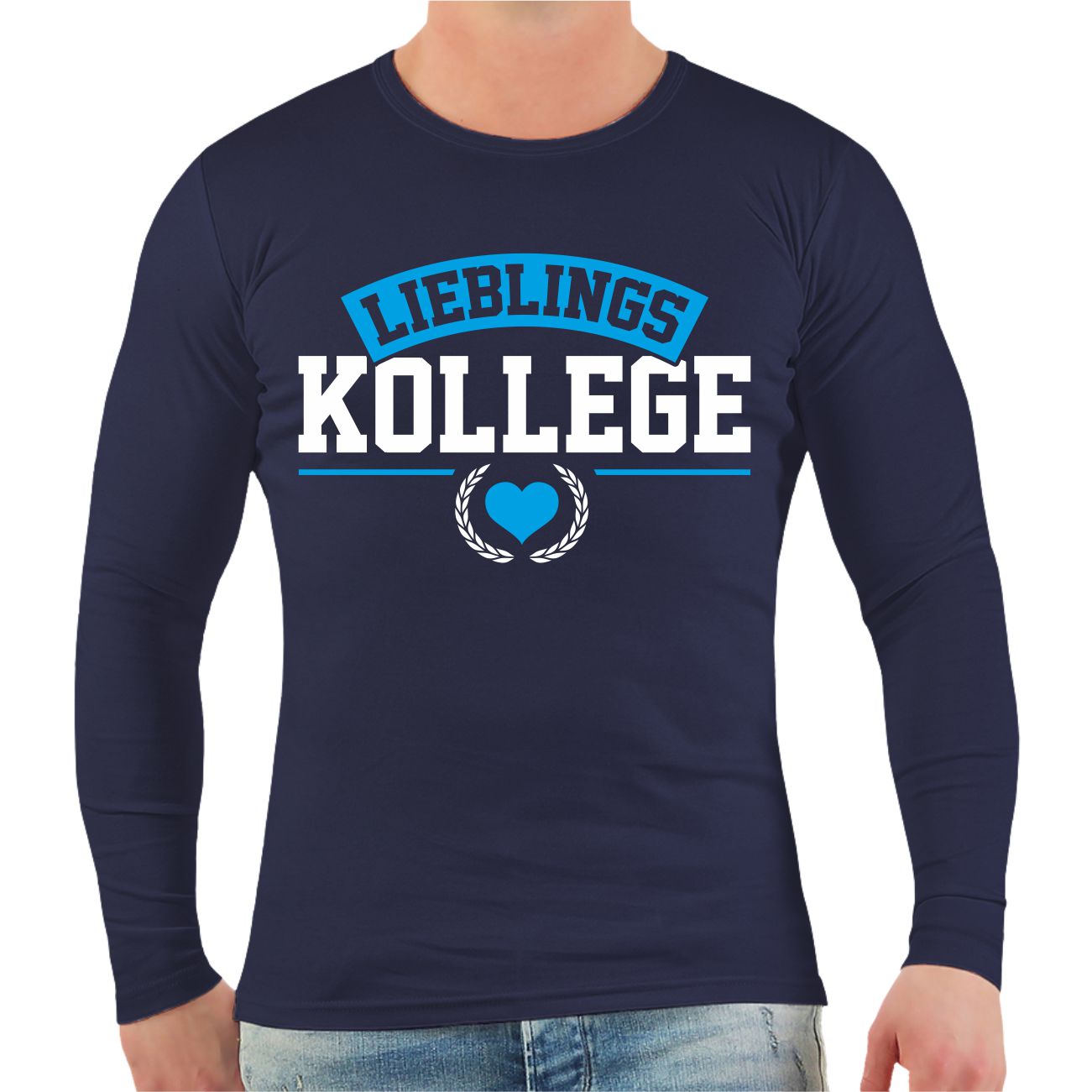 Spass Kostet Männer Longsleeve Lieblingskollege