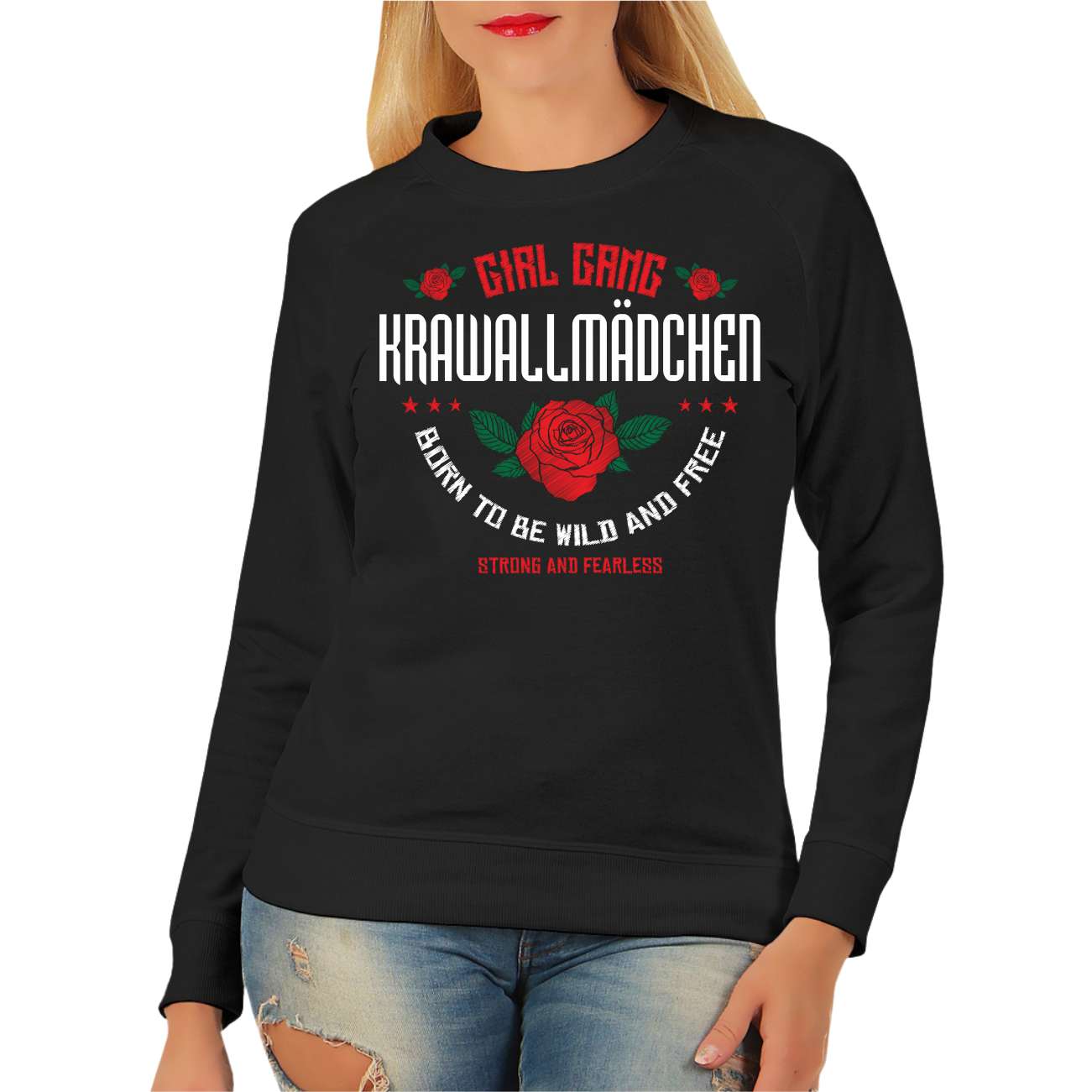 Spass Kostet Frauen Sweatshirt Krawallmädchen