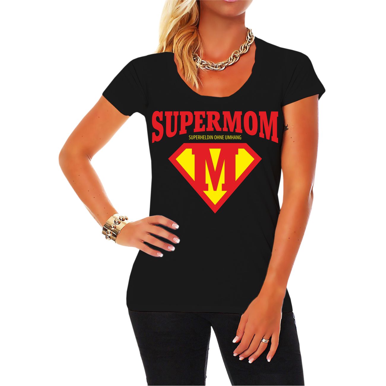 Spass Kostet Frauen T-Shirt Mama Super Mom