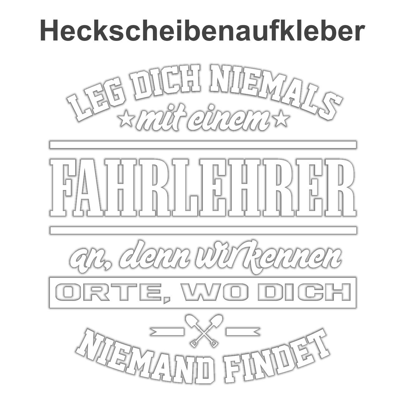 Fahrlehrer Lerner Fahrer Autoaufkleber Aufkleber Schild DVSA ADI