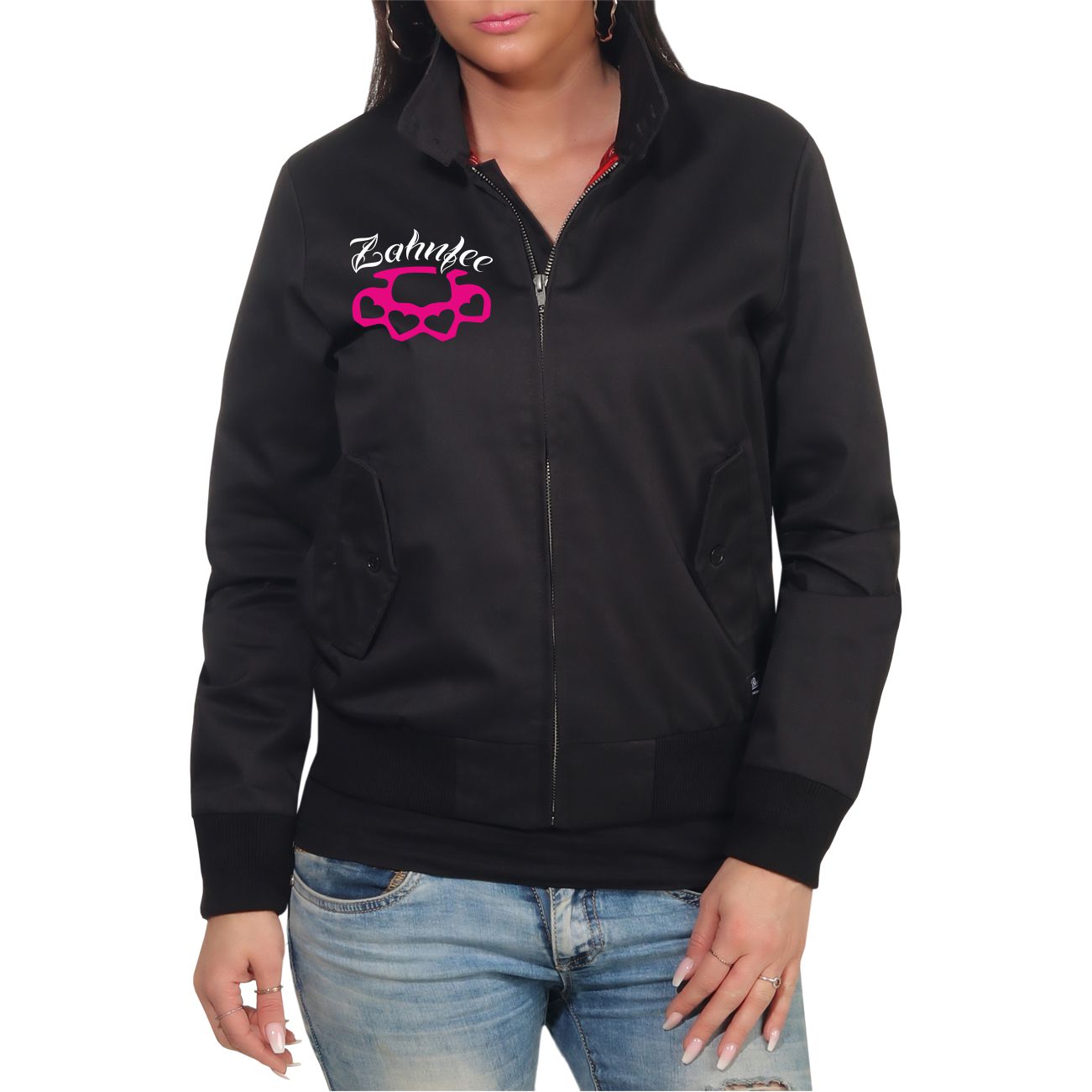 Spass Kostet Frauen Harrington Jacke Zahnfee PINK Schlagring