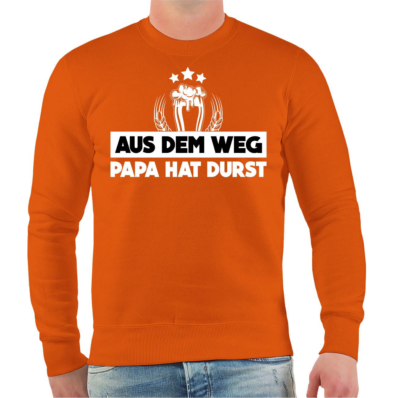 Spass Kostet Männer Sweatshirt Aus dem Weg PAPA HAT DURST