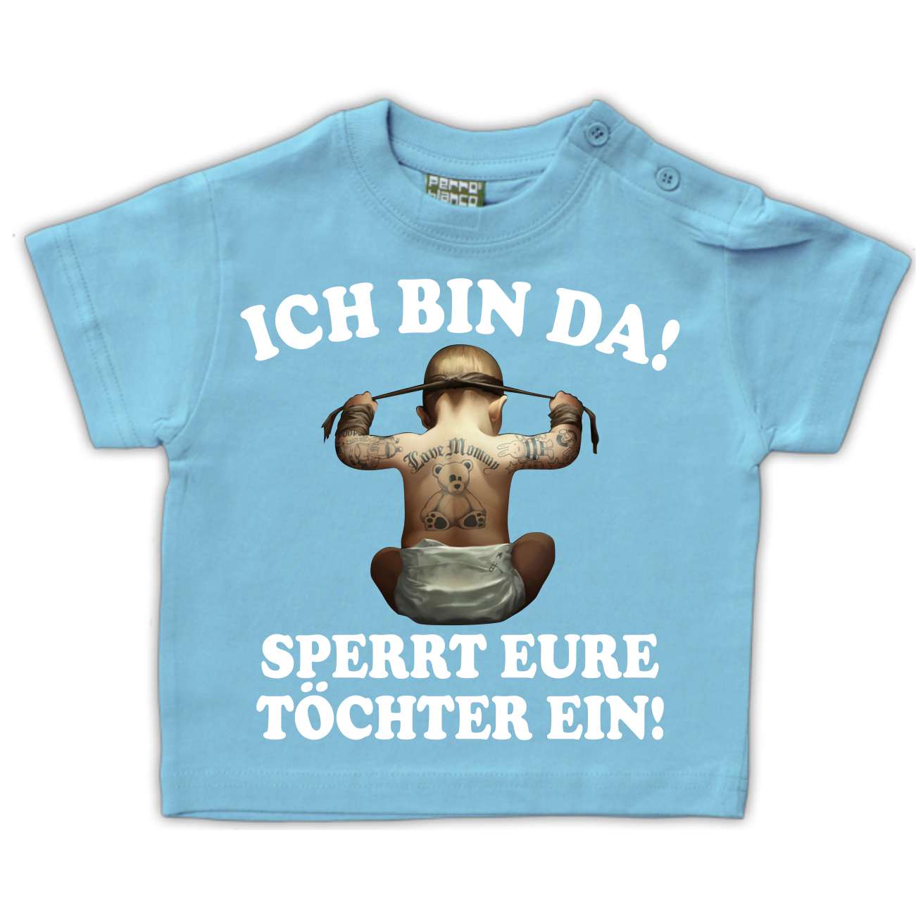 Spass Kostet Baby Kinder T-Shirt Ich bin da sperrt eure Töchter ein