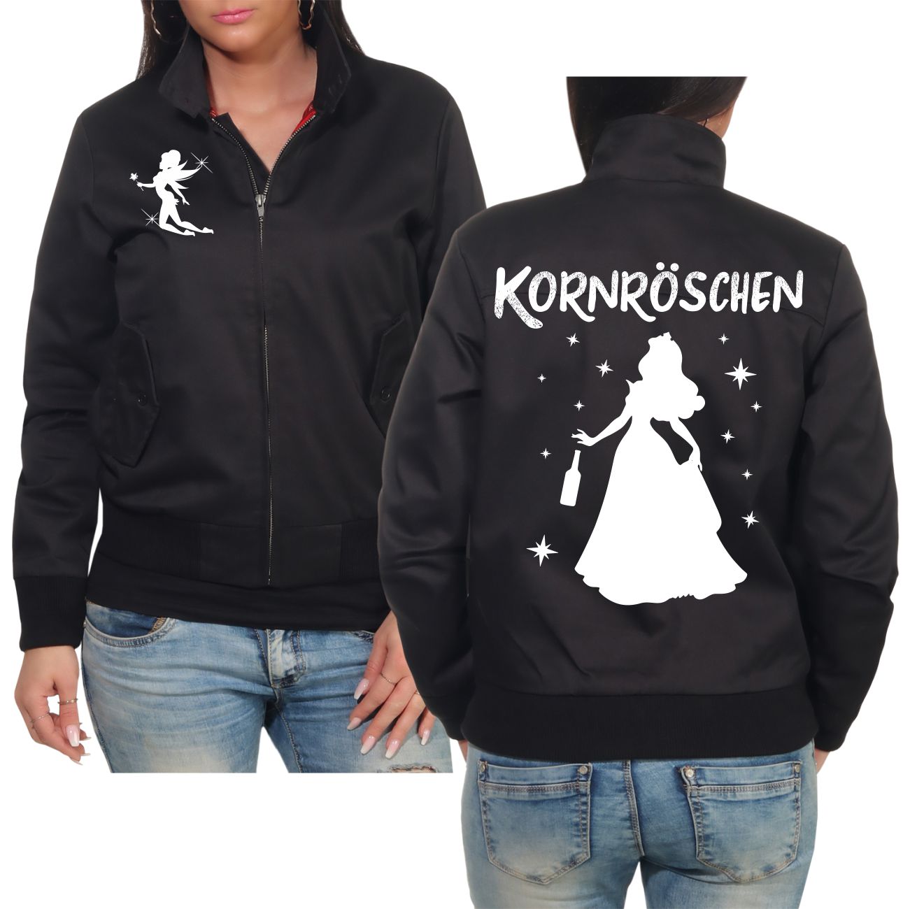 Spass Kostet Frauen Harrington Jacke Kornröschen